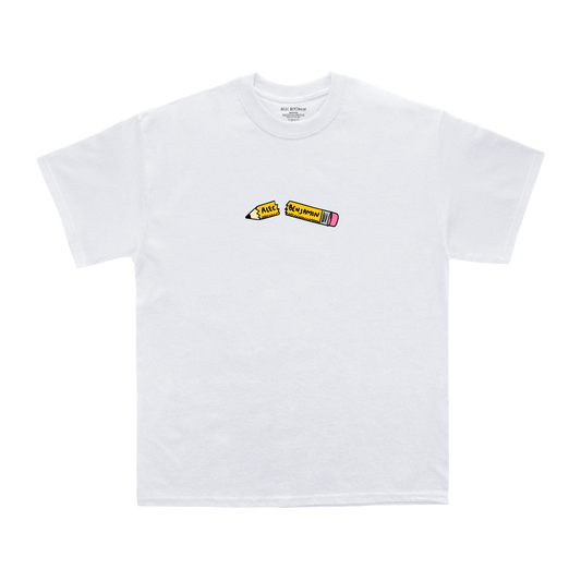 Pencil Hoodie - White