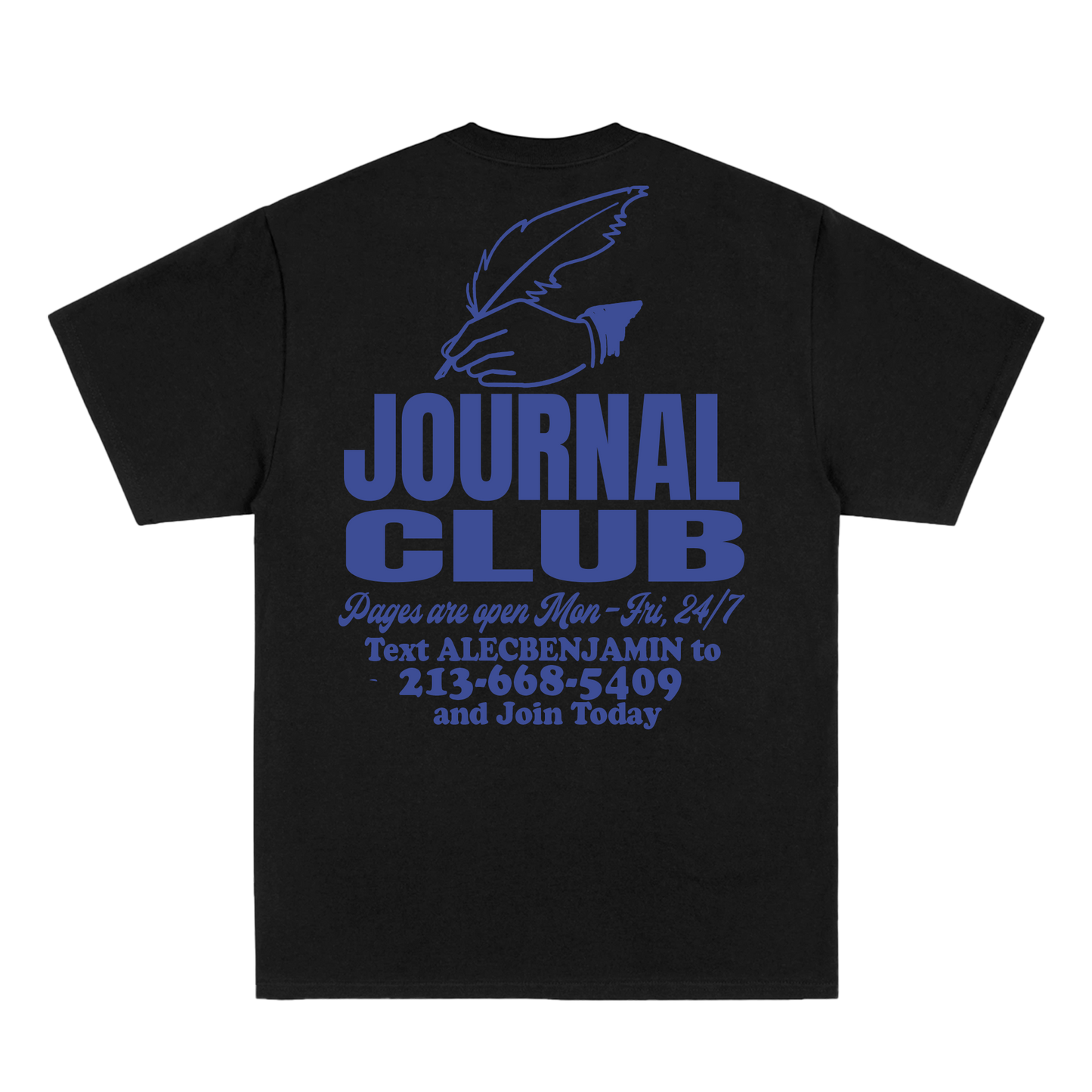 Journal Club Tee Black