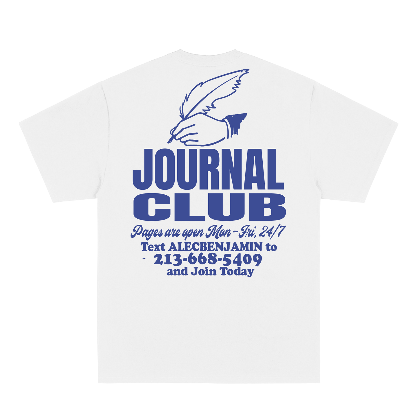 Journal Club Tee White